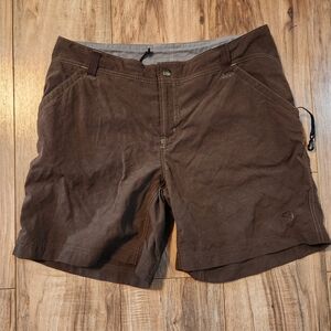 Mountain Hardwear Womens 10 Brown Nylon Outdoor Hiking Shorts
